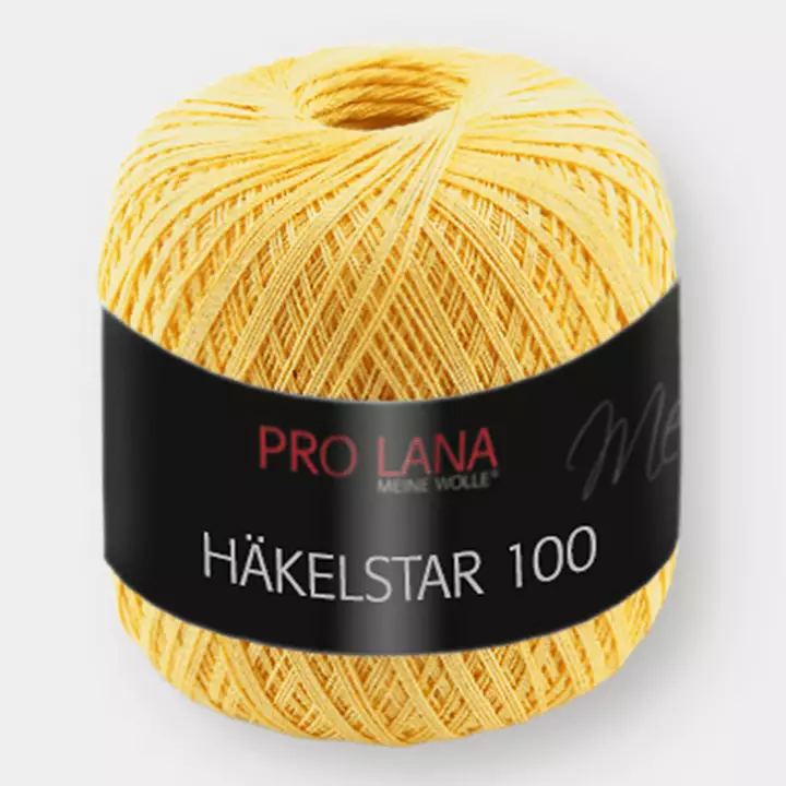Pro Lana Häkelstar 100 - 22 keltainen - Pro Lana Häkelstar 100 virkkauslangat - 4260479426572 - 1