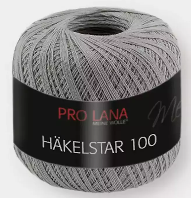 Pro Lana Häkelstar 100 - 95 tummanharmaa - Pro Lana Häkelstar 100 virkkauslangat - 4260479426602 - 1