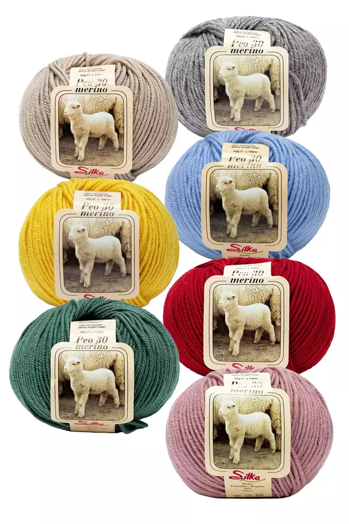 Silke Peo 30 - merinolanka 50 g - Silke Peo 30 - merinolanka - 53002 - 1