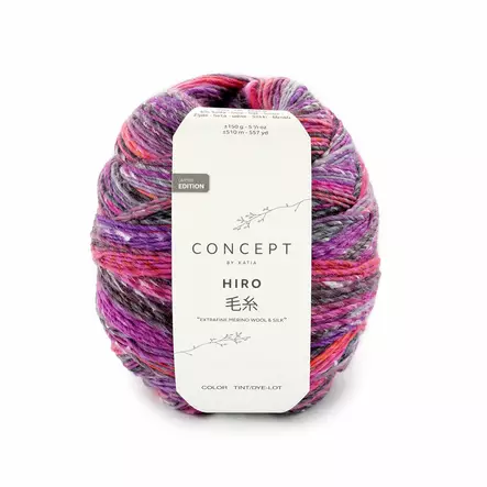 Concept by Katia - Hiro 150 g - Hiro villa-silkki langat - 24303 - 3