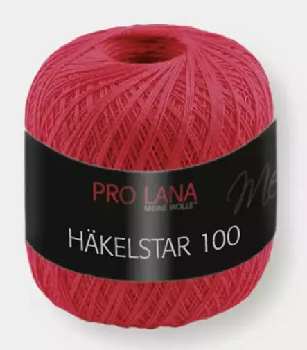 Pro Lana Häkelstar 100 - 30 punainen - Pro Lana Häkelstar 100 virkkauslangat - 4260114481973 - 1