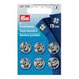 Neppari 11mm 12kpl hopea - Napit ja nepparit - 4002273412463 - 1
