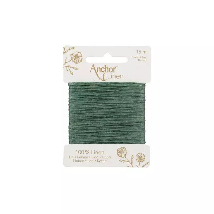 Anchor Linen 15 m - 00025 eukalyptus - Anchor Linen kirjontalangat - 4053859431163 - 1