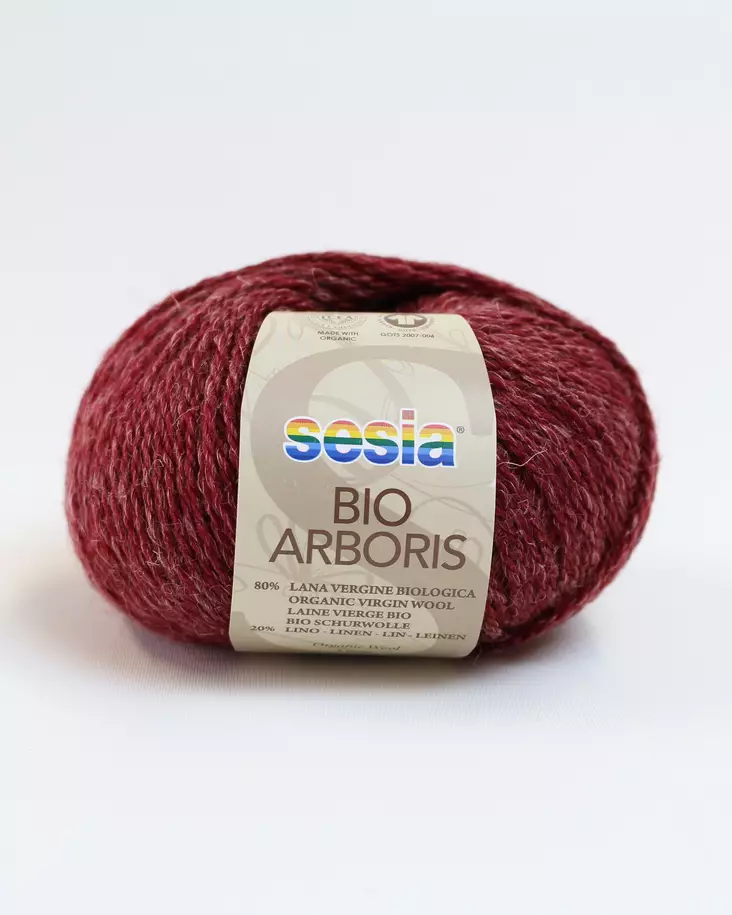 Bio Arboris - 466 viininpunainen - Sesia Bio Arboris - villasekoitelangat - 8058995000163 - 1