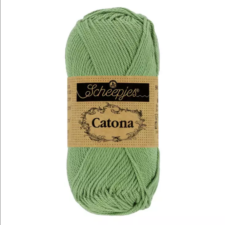 Catona - 212 Sage green / vaaleanvihreä - Catona puuvillalangat - 8717738974603 - 1