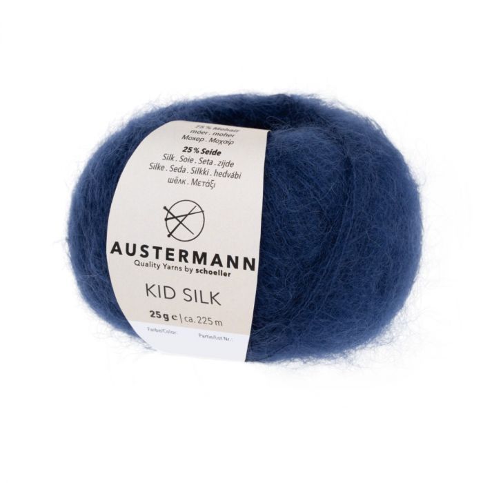 KID SILK - 04 tummansininen - Kid Silk mohairlangat - 4014816199403 - 1