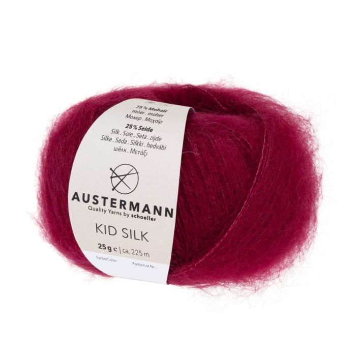 KID SILK - 39 viininpunainen - Kid Silk mohairlangat - 4014816268963 - 1