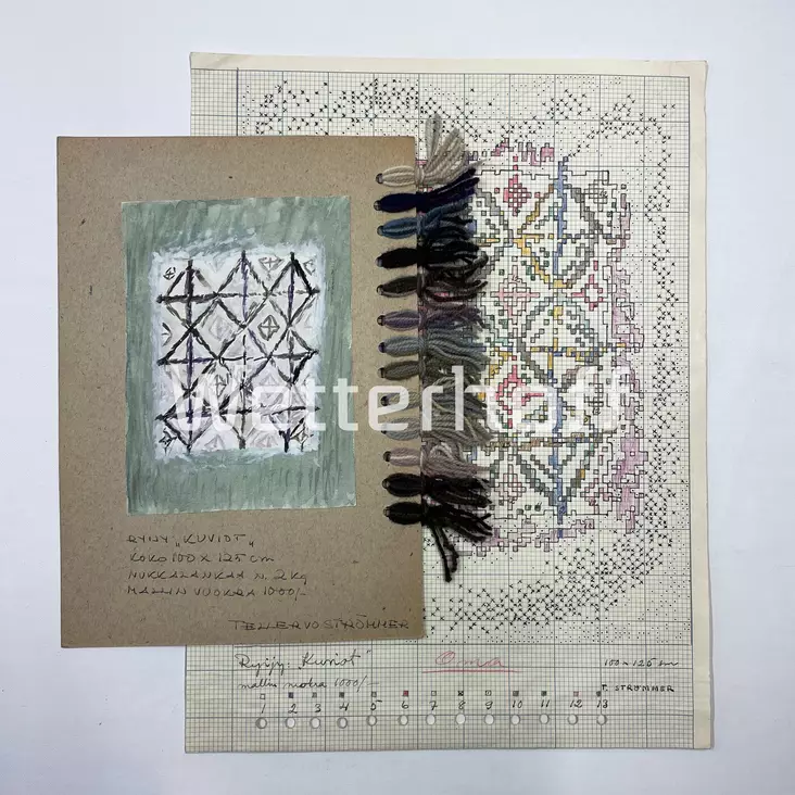 Kuviot - ryijy - Vanhat ryijymallit - käyttöoikeus - 2250033 - 1