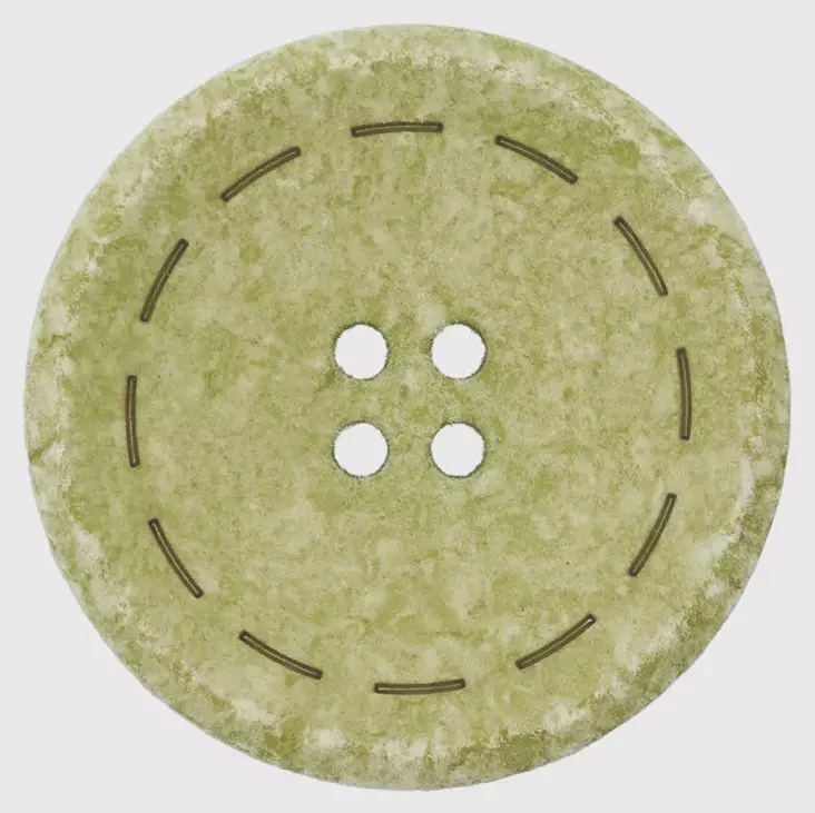 NAPPI KIERRÄTETTY PUUVILLA 20MM - 24 vaaleanvihreä - Napit ja nepparit - 4050945101283 - 1