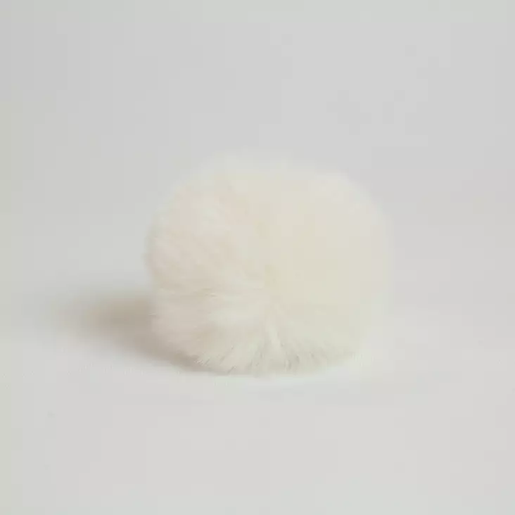Pompons Tupsu 6 cm - luonnonvalkoinen - Muut neulontatarvikkeet - 416204603 - 1