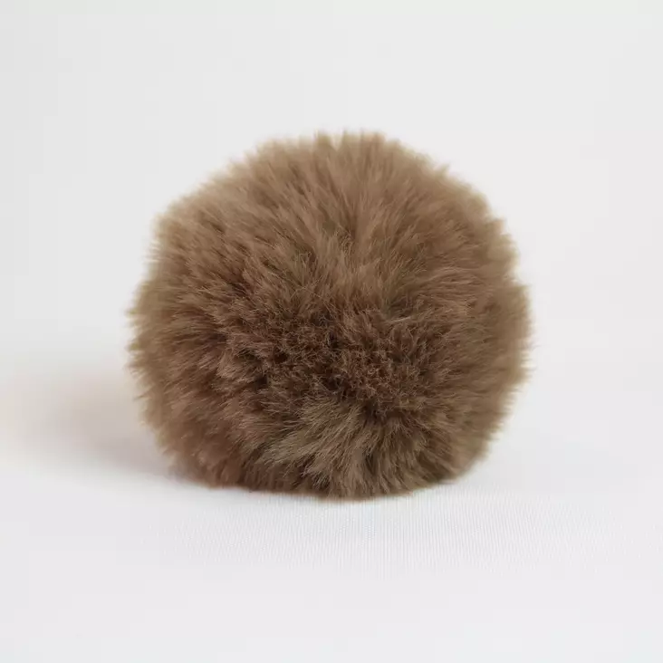 Pompons Tupsu 8 cm - ruskea - Muut neulontatarvikkeet - 416204823 - 1