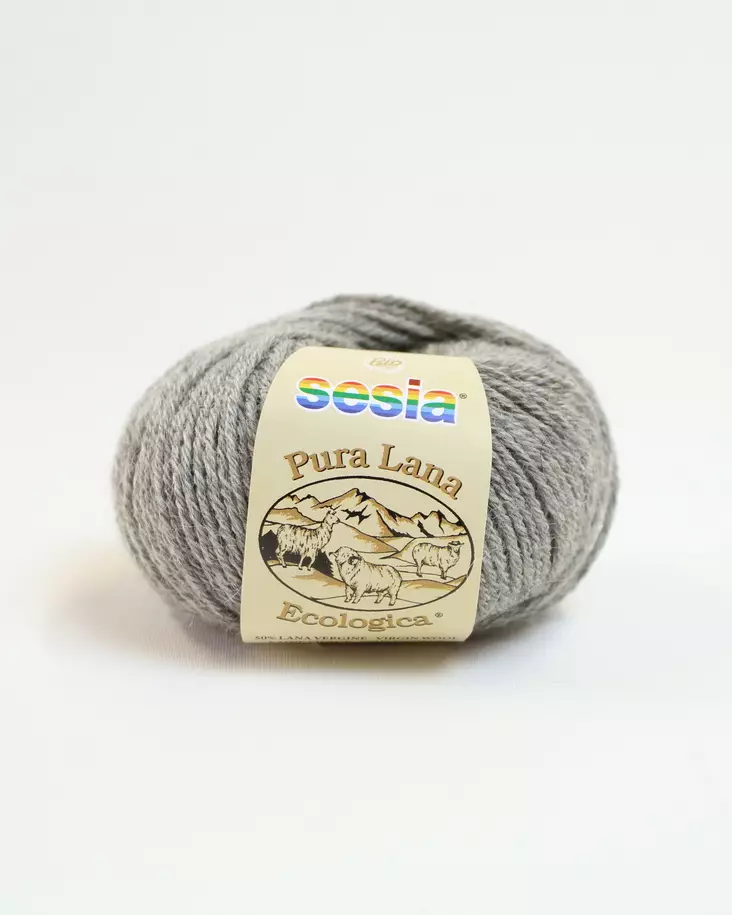 Pura Lana Ecologica - 463 helmenharmaa - Sesia Lana Ecologica - alpakkalangat - 8032868091663 - 1