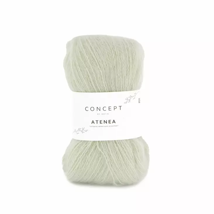 Atenea - 92 vaaleanvihreä - Katia Atenea villasekoitelangat - 8435690804263 - 1