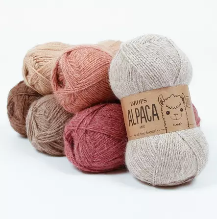 DROPS Alpaca - 4010 vaalea laventeli - Drops Alpaca alpakkalangat - 7071723002254 - 2