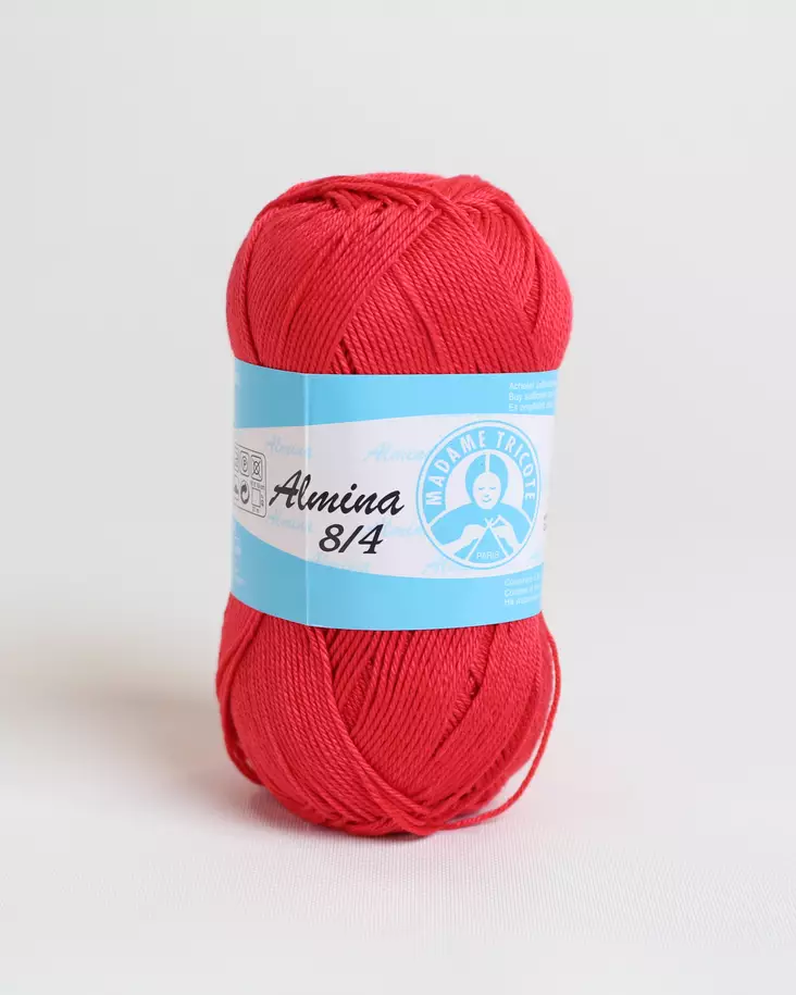 ALMINA - 5319 punainen - Almina puuvillalangat - 8697674233562 - 2