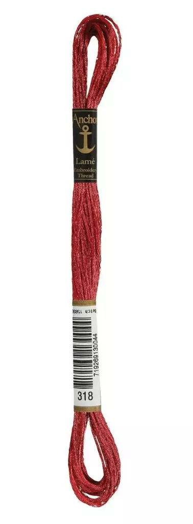 ANCHOR LAME 318 PUNAINEN - Anchor lame kirjontalangat - 0719269130044 - 1