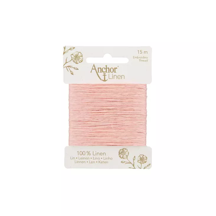 Anchor Linen 15 m - 00015 vaalea roosa - Anchor Linen kirjontalangat - 4053859431064 - 1