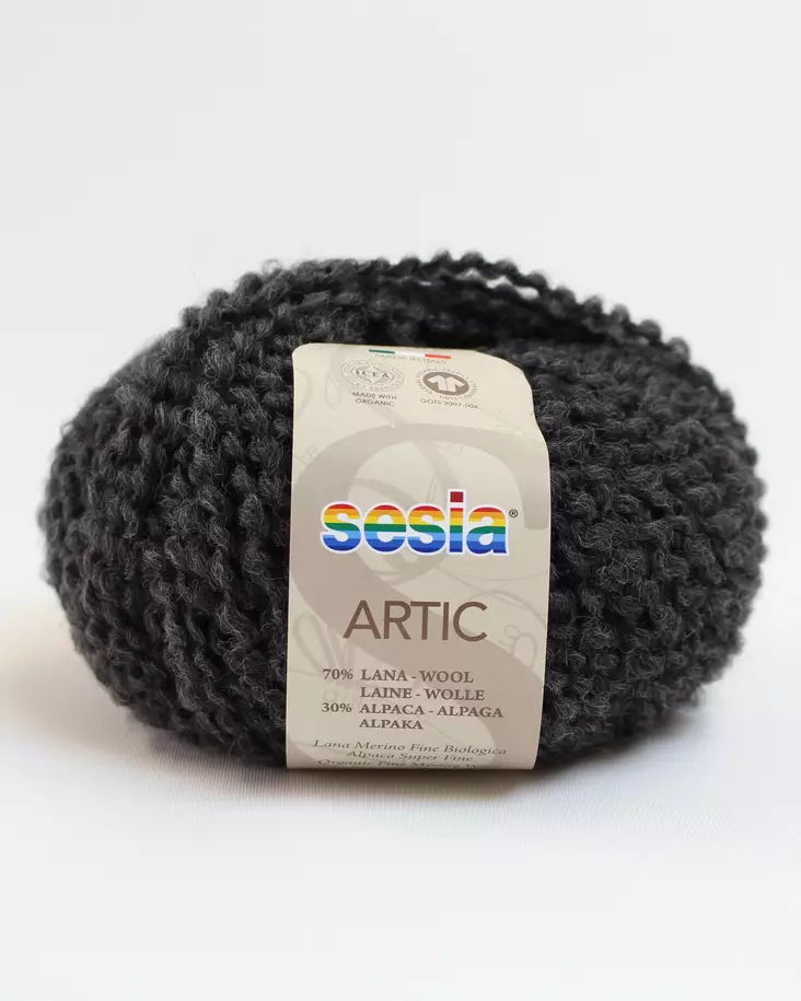Artic - 154 tummanharmaa - Sesia Artic - alpakkalangat - 8032868639384 - 1