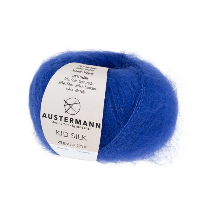 KID SILK - 34 kirkkaansininen - Kid Silk mohairlangat - 4014816261834 - 1