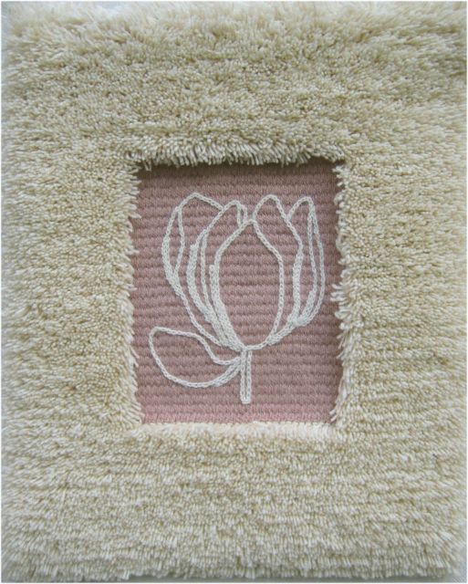 Kukka sinulle pastelli roosa - ryijy - 45 x 55 cm - Ryijypaketit - 333300038 - 1