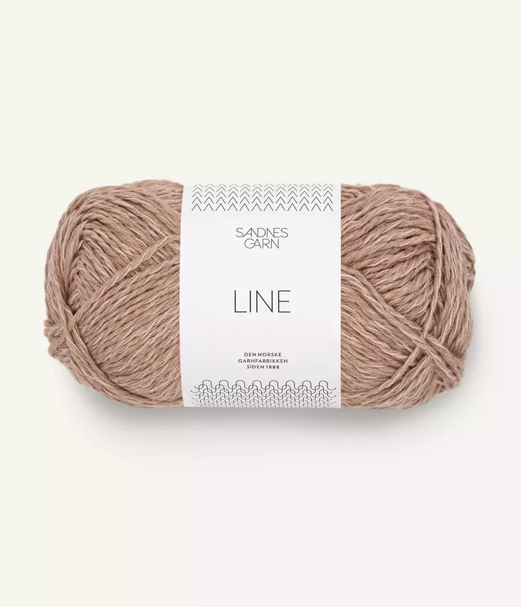 LINE - 3042 latte - Line puuvillasek-langat - 7039560670494 - 1