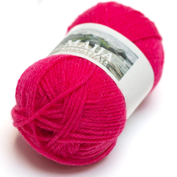 MAIJA - 219 Vadelmanpunainen - Maija villasek-langat - 7023790312194 - 1