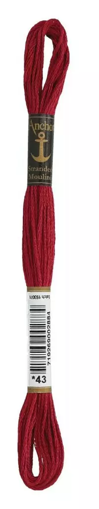 MULIINILANKA - 43 TOKKA - Muliinilanka kirjontalangat - 0719269002884 - 1