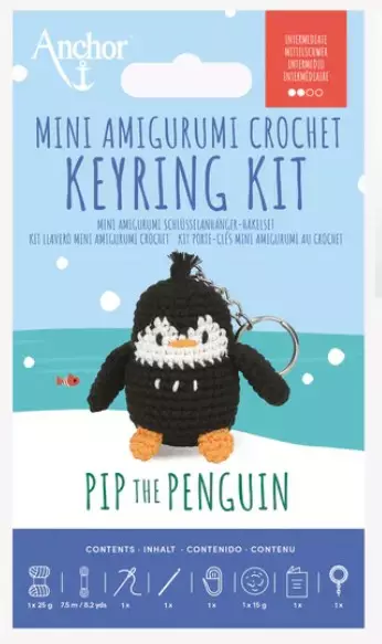 Amigurumi Pingviini tarvikepaketti - Virkkauspaketit - 3357995069114 - 1