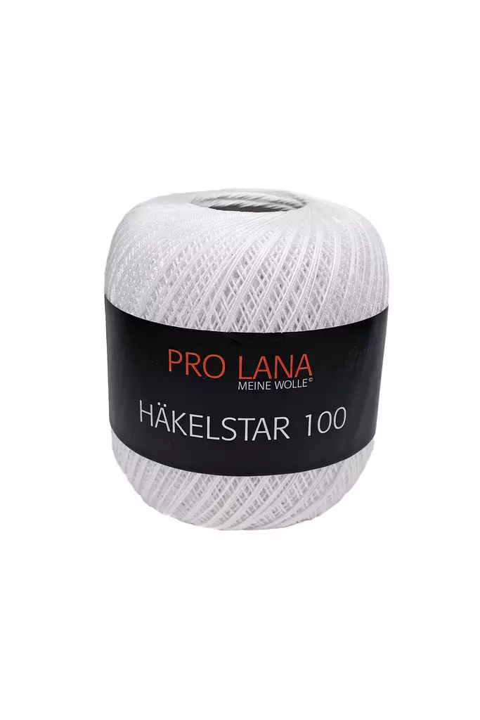 Pro Lana Häkelstar 100 - 01 valkoinen - Pro Lana Häkelstar 100 virkkauslangat - 4260114481904 - 1