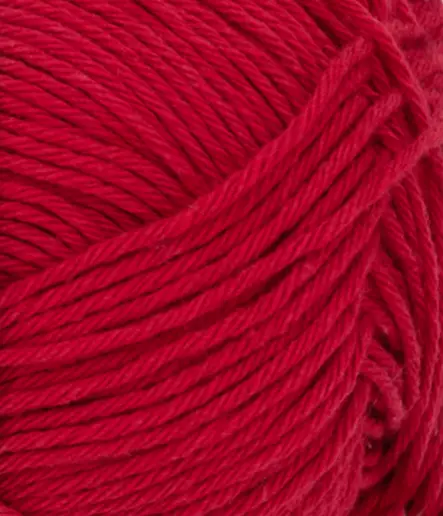 Mandarin Naturell - 4219 punainen - Mandarin Naturell puuvillalangat - 7039560320085 - 2