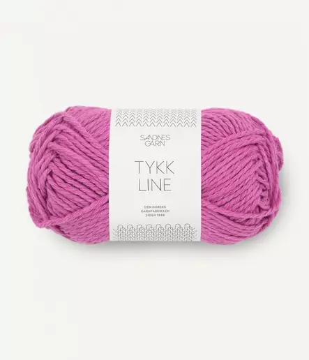 TYKK LINE - 4626 pinkki - Tykk Line puuvillasek-langat - 7039560790215 - 1