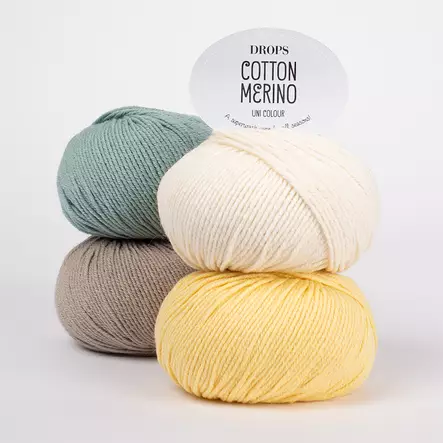 COTTON MERINO - 8 laivastonsininen - Drops Cotton Merino  - 7071723010945 - 2