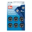 Neppari 15mm 6kpl musta - Napit ja nepparit - 4002273411695 - 1