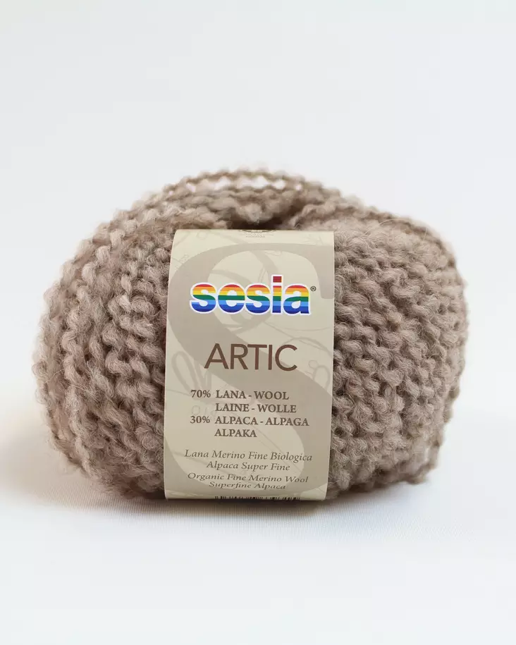 Artic - 1945 vaaleanruskea - Sesia Artic - alpakkalangat - 8032868639315 - 1