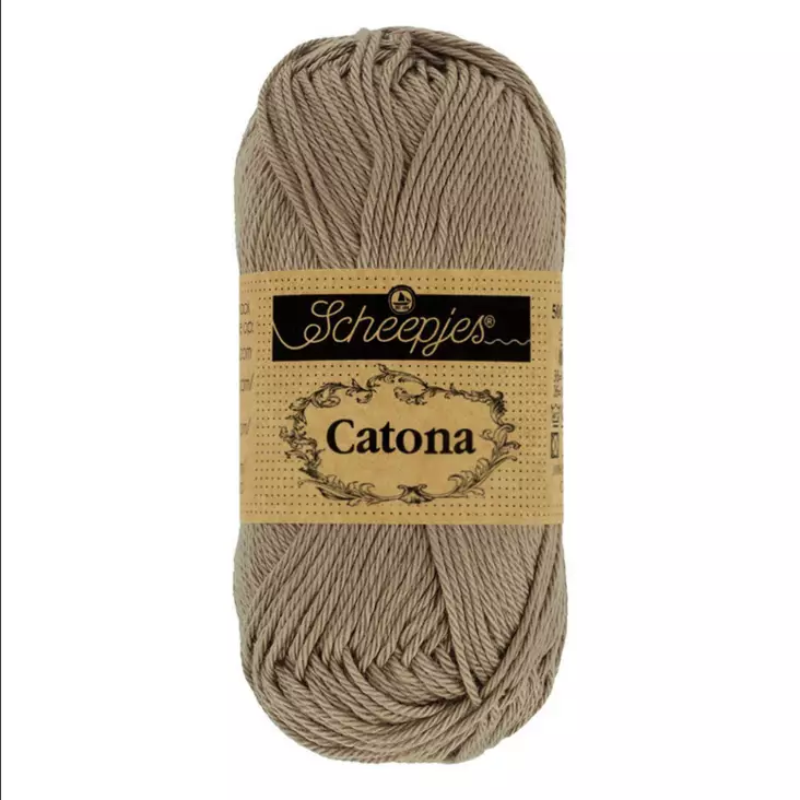 Catona - 254 Moon rock / vaaleanruskea - Catona puuvillalangat - 8717738974405 - 1