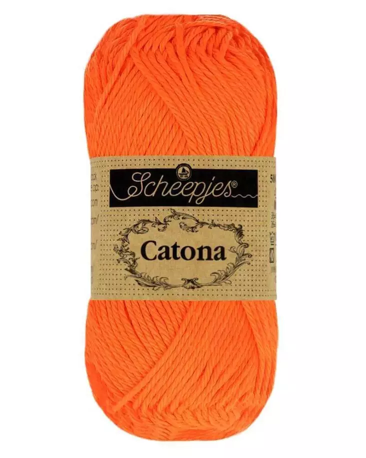 Catona - 603 - neonoranssi - Catona puuvillalangat - 8717738662845 - 1