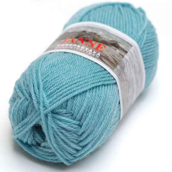 JANNE - 490 Vaaleanturkoosi - Janne villasek-langat - 7023790334905 - 1