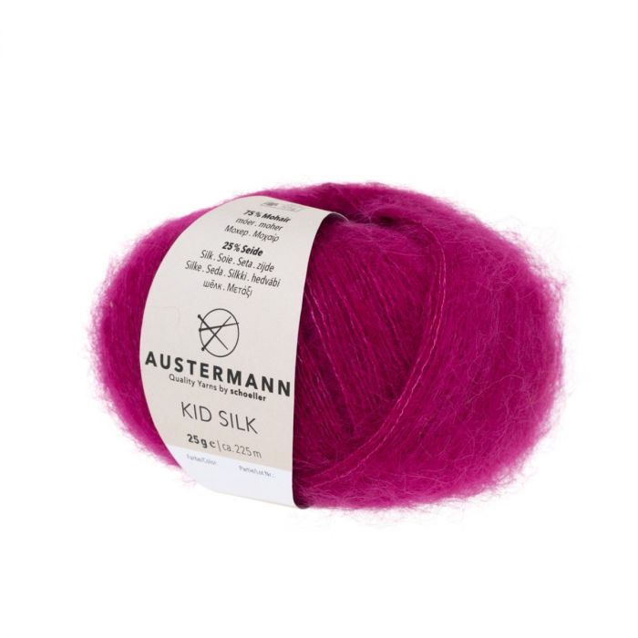 KID SILK - 06 tummanpunainen - Kid Silk mohairlangat - 4014816191735 - 1