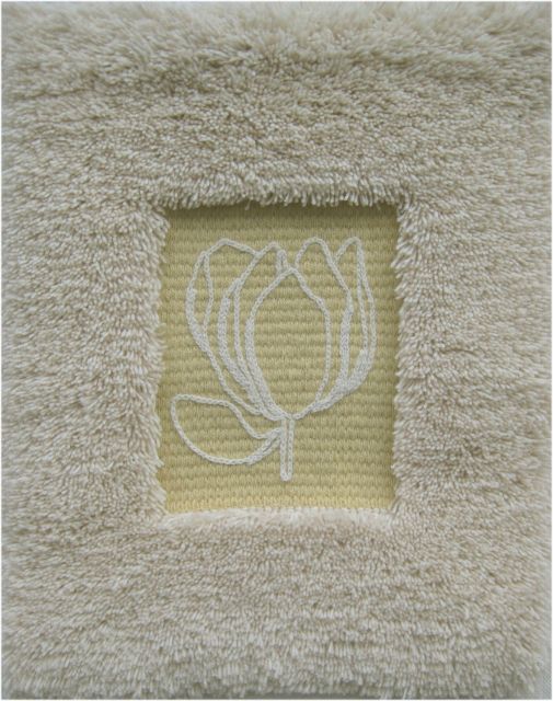 Kukka sinulle pastelli keltainen - ryijy - 45 x 55 cm - Ryijypaketit - 333300037 - 1