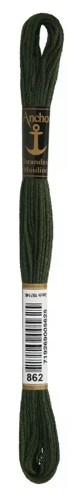 MULIINILANKA - 862 TOKKA - Muliinilanka kirjontalangat - 0719269005625 - 1