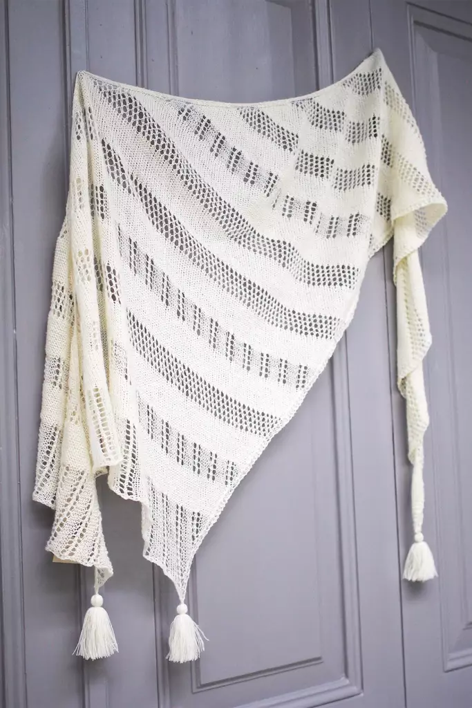 Ohje Kuunsäde-huivi silkkivillasta - Neuleohjeet - 8101145 - 1