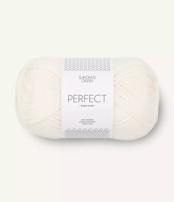 Perfect - 1002 valkoinen - Perfect villalangat - 7039560140195 - 1