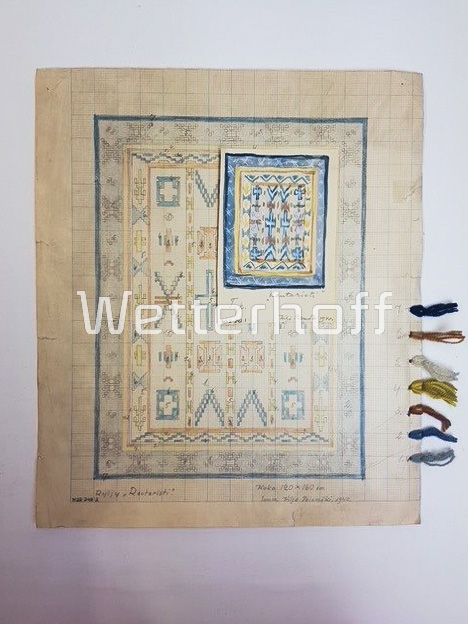 Rautaristi - ryijy - Vanhat ryijymallit - käyttöoikeus - 2250035 - 1