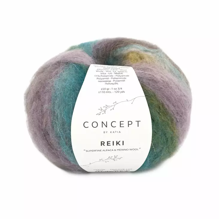 Reiki - 202 lilakirjava - Katia Reiki alpakkalangat - 8435690806465 - 1
