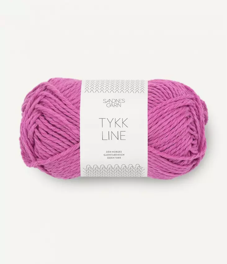 TYKK LINE - 4626 pinkki - Tykk Line puuvillasek-langat - 7039560790215 - 1
