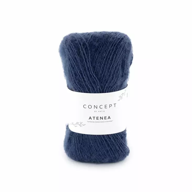 Atenea - 99 tummansininen - Katia Atenea villasekoitelangat - 8435690833805 - 1