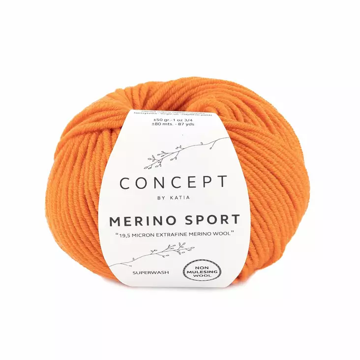 MERINO SPORT - 67 oranssi poistuva - Merino Sport villalangat - 8435690811025 - 1