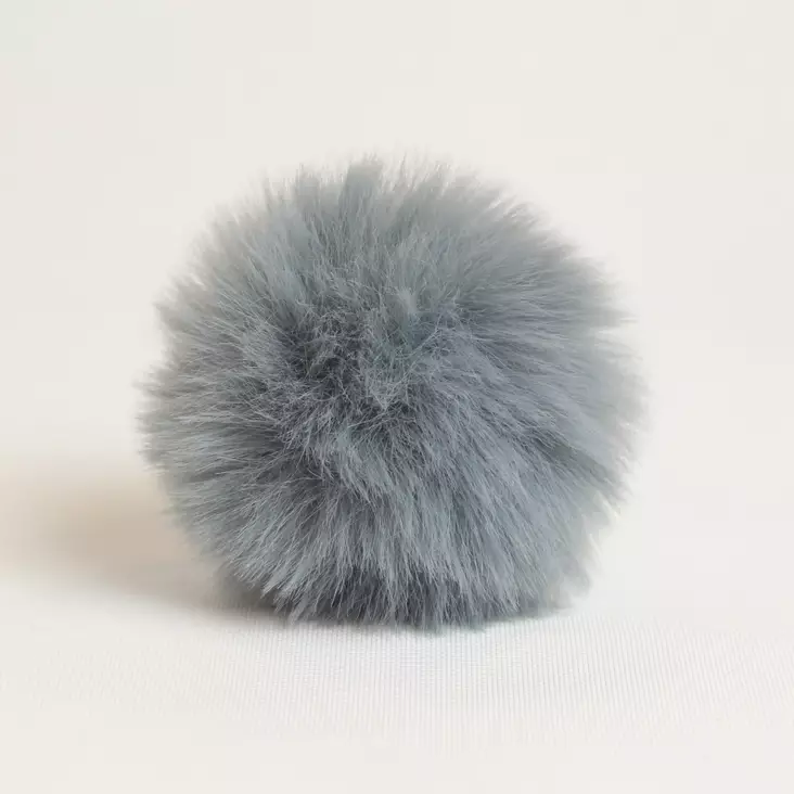 Pompons Tupsu 8 cm - siniharmaa - Muut neulontatarvikkeet - 416204835 - 1