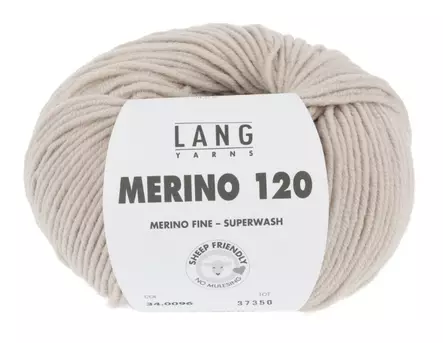 MERINO 120 - 96 vaaleanbeige - Merino 120 villalangat - 7611862006906 - 1