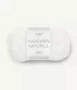 Mandarin Naturell - 1001 valkoinen - Mandarin Naturell puuvillalangat - 7039560320016 - 1